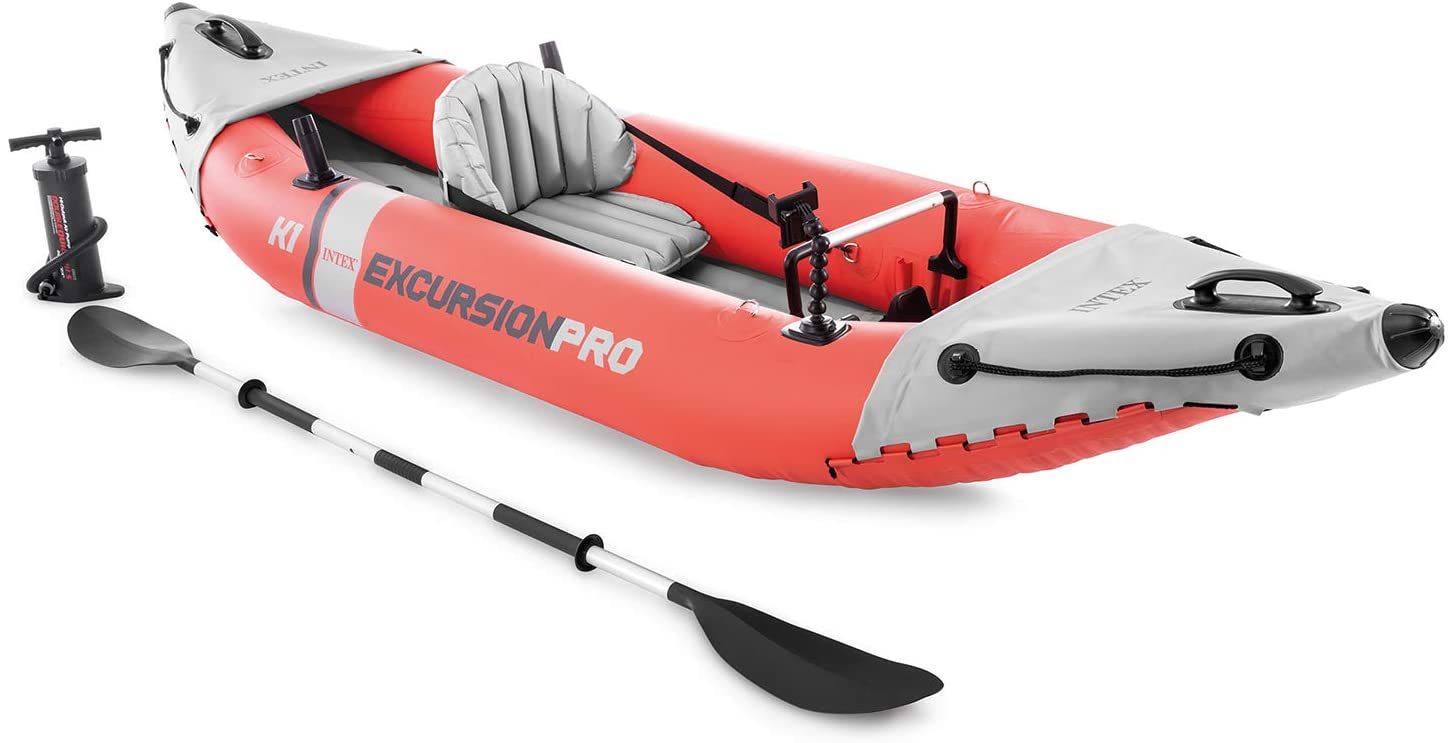 Ubicación soltar Vigilante Intex Excursion Pro K1: El Mejor Kayak hinchable Calidad-Precio para pescar